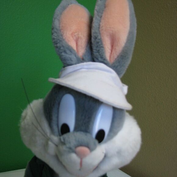 Vintage Bugs Bunny Golfer 50th Anniv. Plushie - Picture 3 of 8
